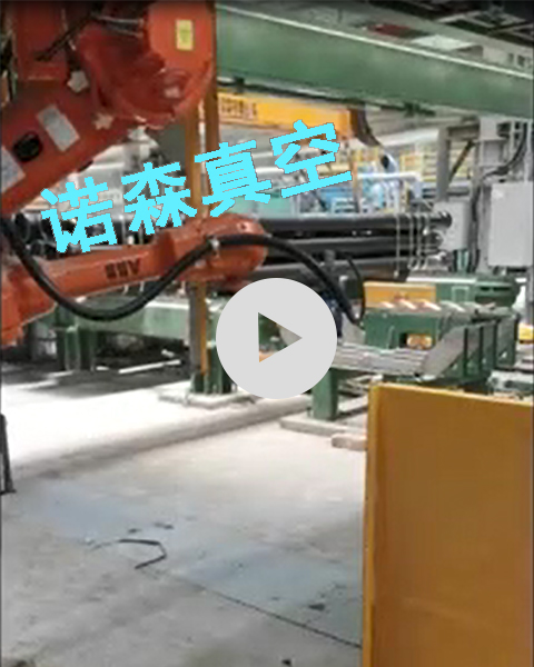 海绵吸具，机器人抓取木块自动化，生产